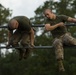 Recruits maneuver through obstacle course