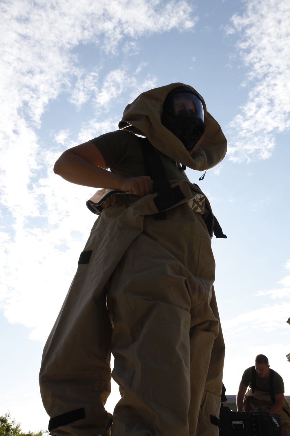 CBRN Marines respond to chemical warfare threat