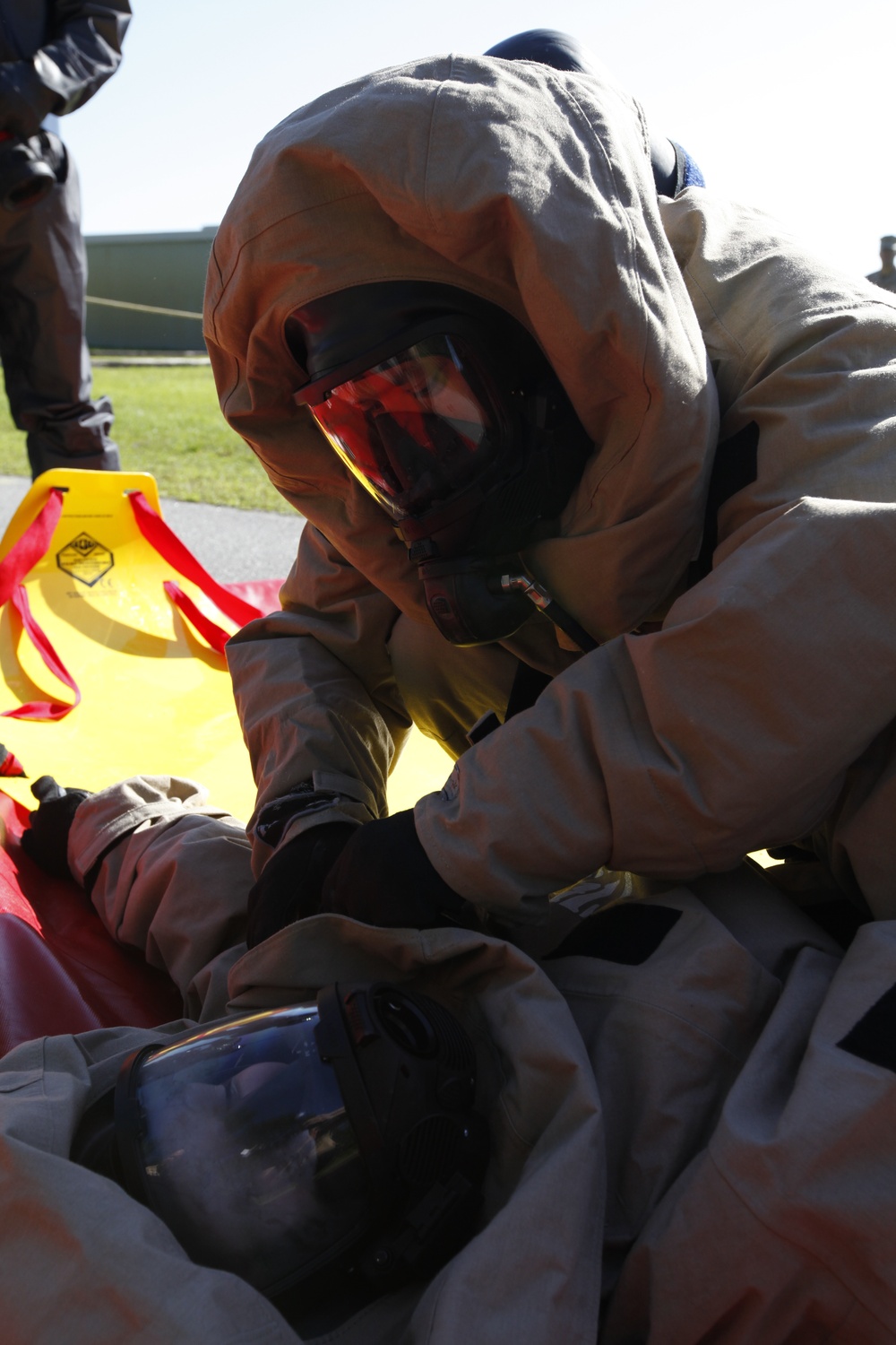 CBRN Marines respond to chemical warfare threat