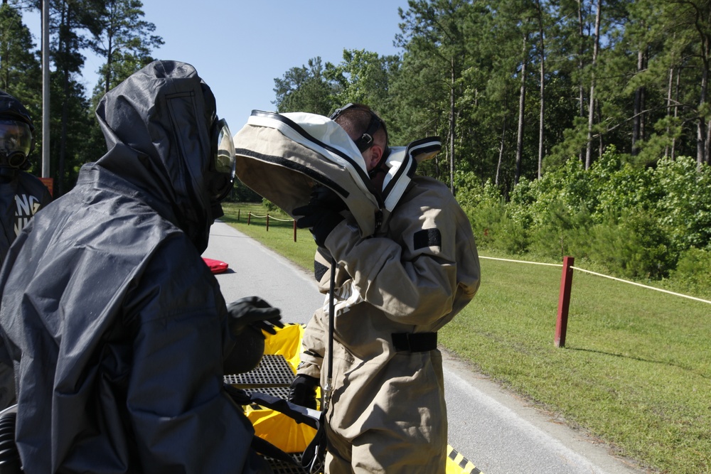 CBRN Marines respond to chemical warfare threat