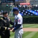 Gen. Allyn meets Chicago Cubs First Baseman Anthony Rizzo