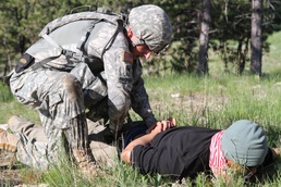 94th Military Police Company Conducts Dismounted Patrol Training at Golden Coyote 2013