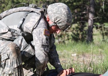 94th Military Police Company Conducts Dismounted Patrol Training at Golden Coyote 2013