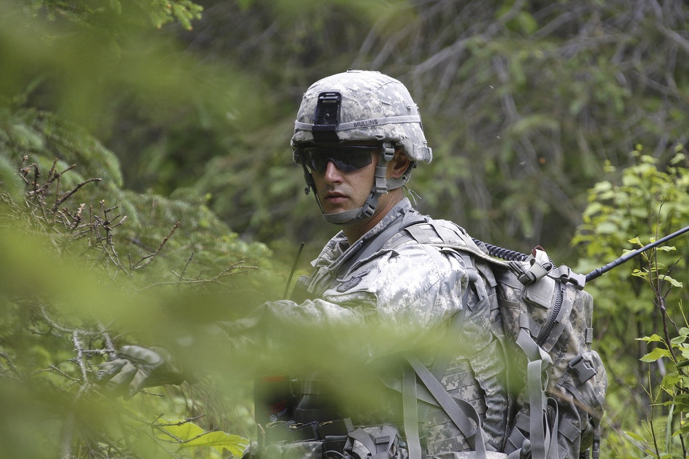 Alaska cavalry unit conducts dismounted live-fire exercise