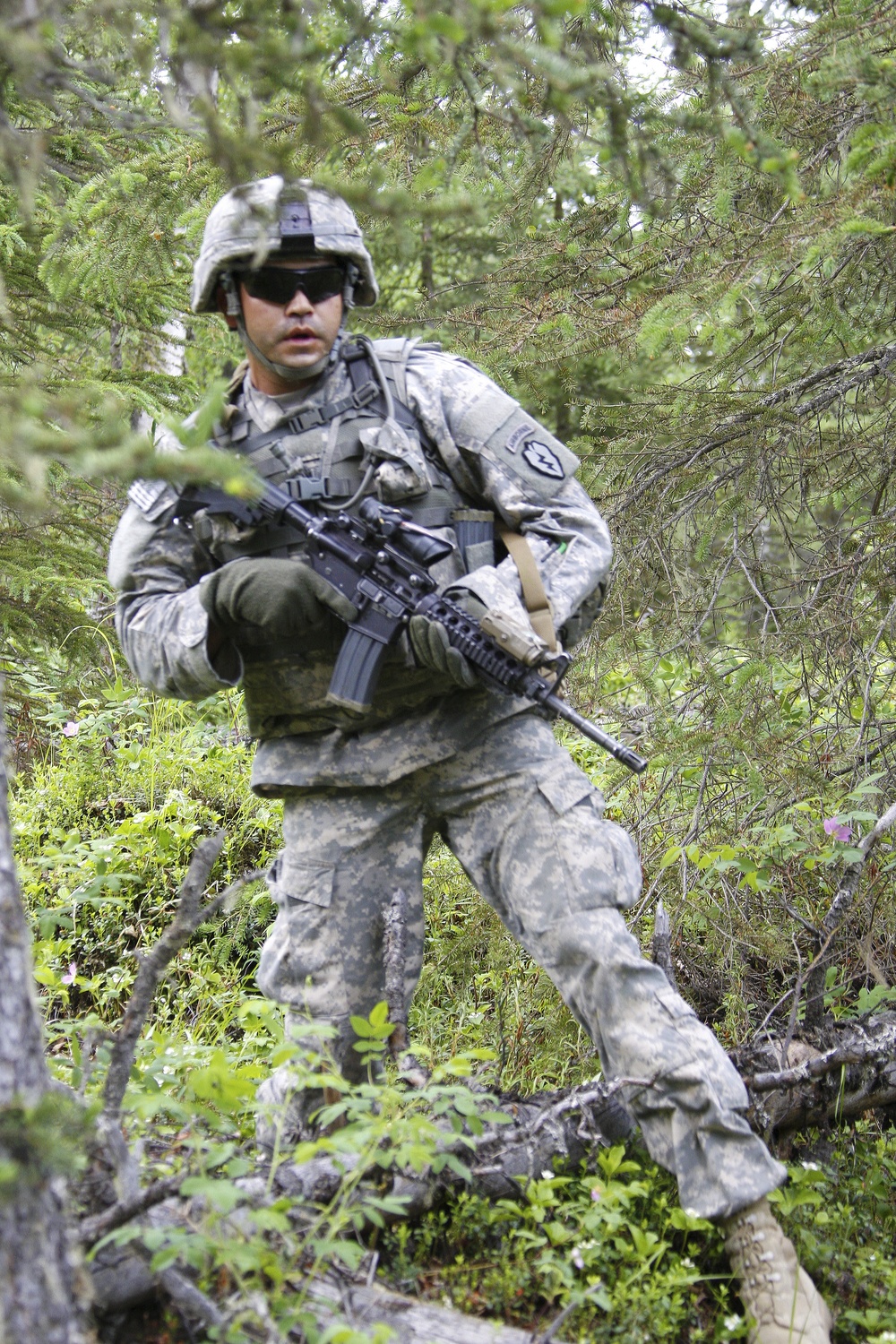 Alaska cavalry unit conducts dismounted live-fire exercise