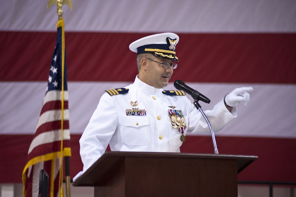 Change of command for Air Station Houston