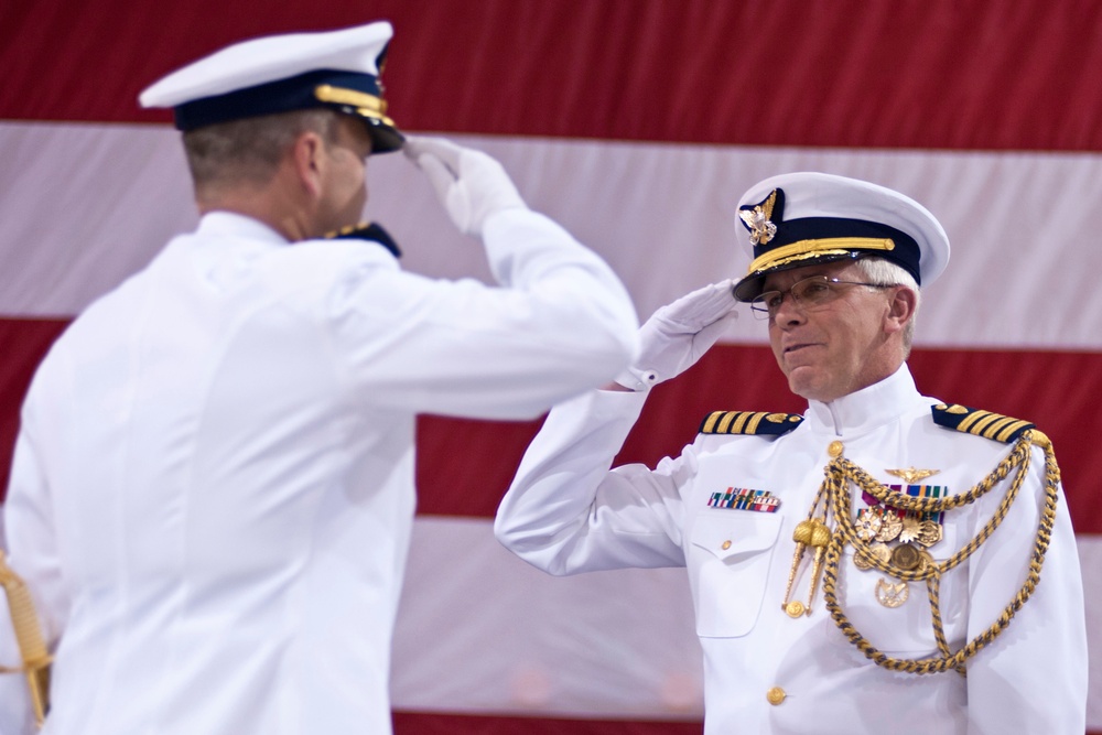 Change of command for Air Station Houston