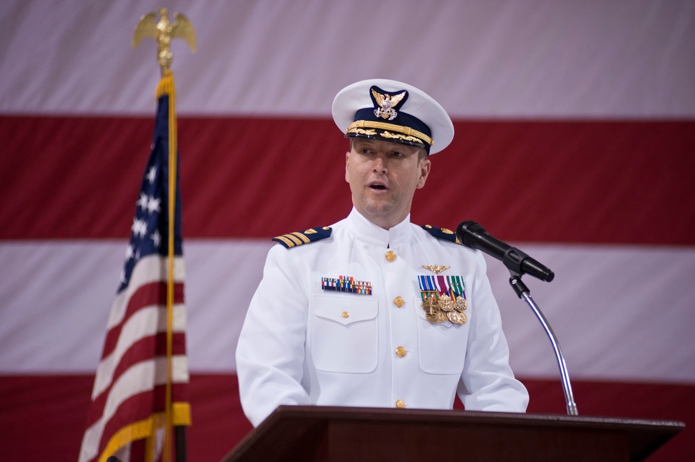Change of command for Air Station Houston