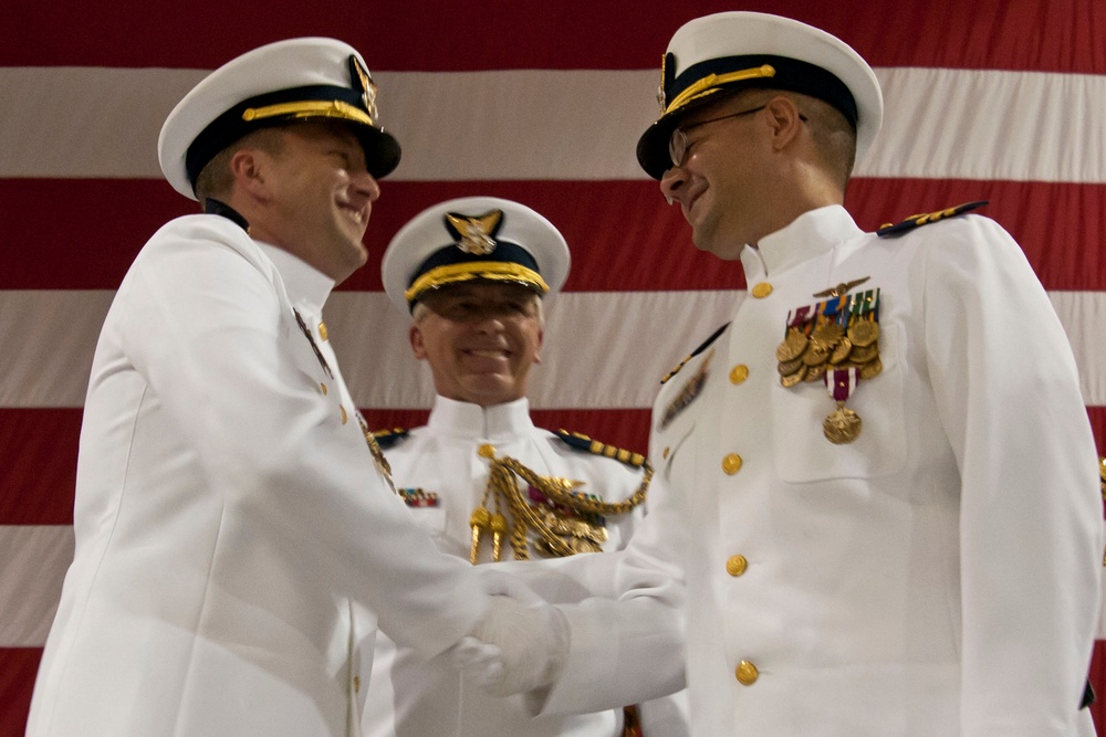 Change of command for Air Station Houston