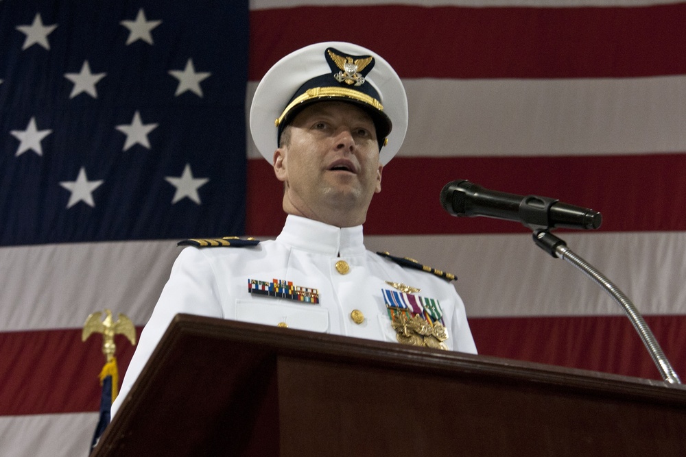 Change of command for Air Station Houston