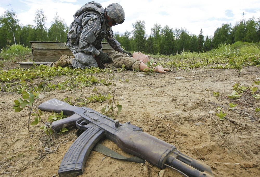 Alaska cavalry unit conducts dismounted live-fire exercise