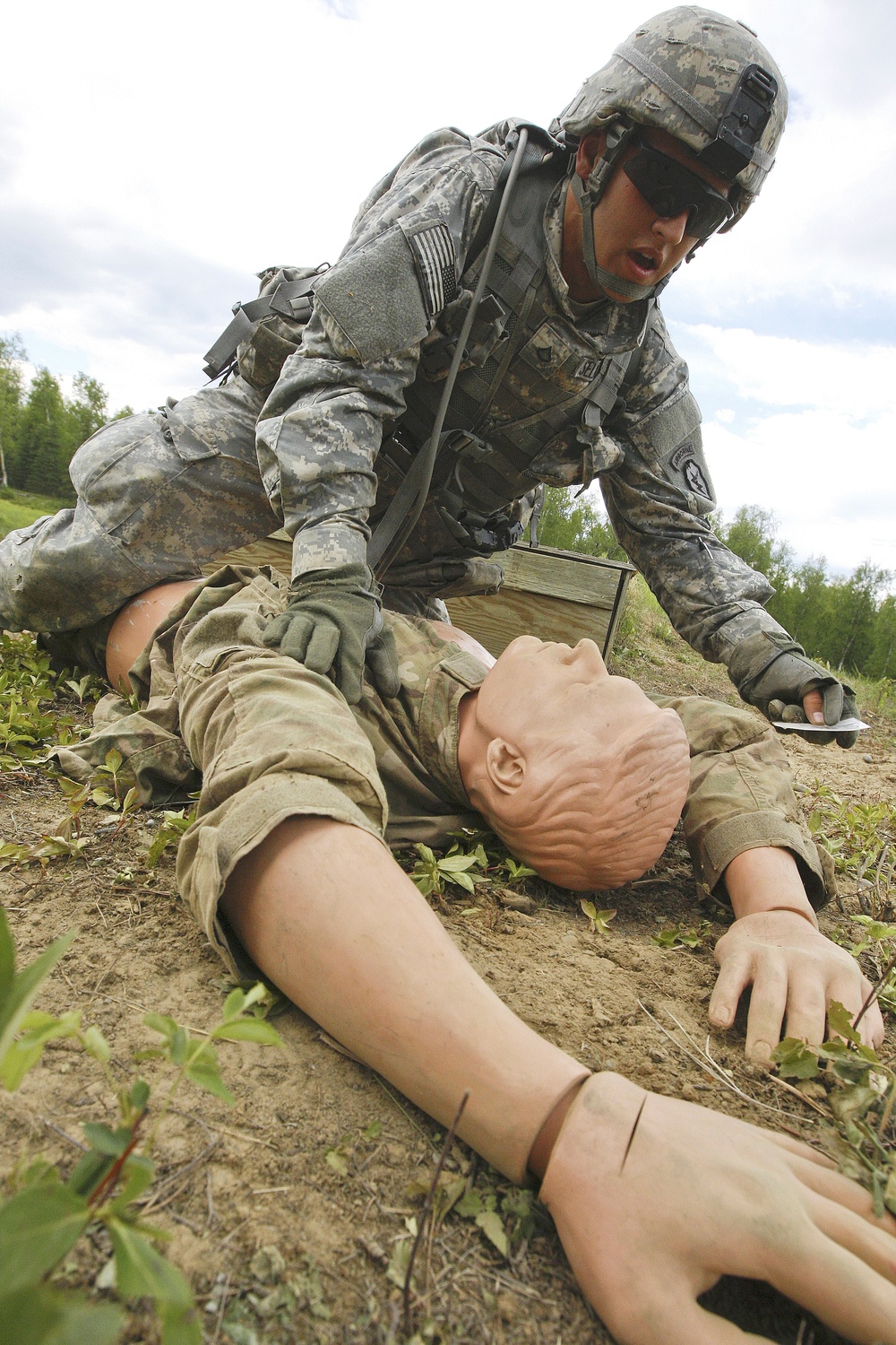 Alaska cavalry unit conducts dismounted live-fire exercise
