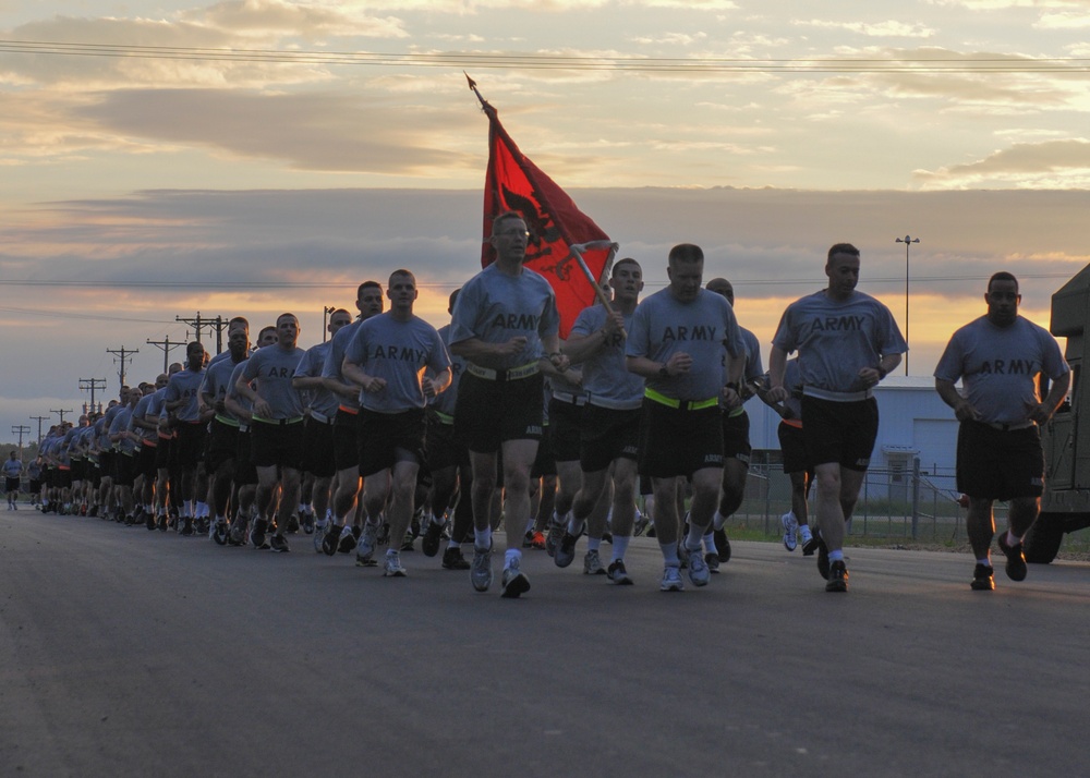 863rd Engineer Battalion Run