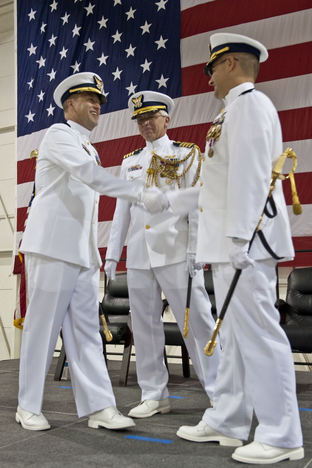 Change of command for Air Station Houston