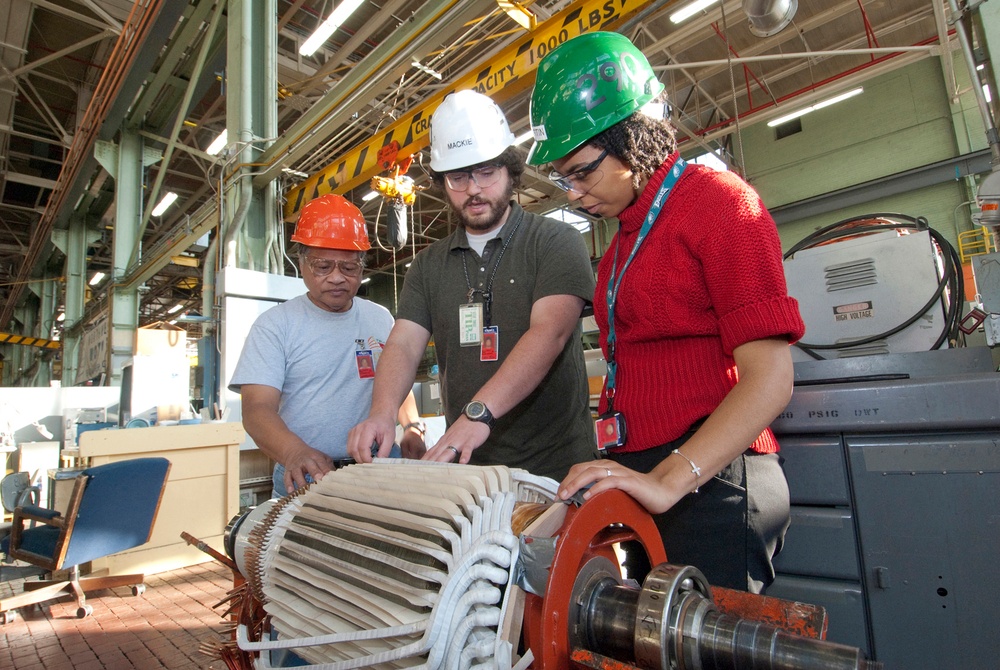 Motor rewind coil installation