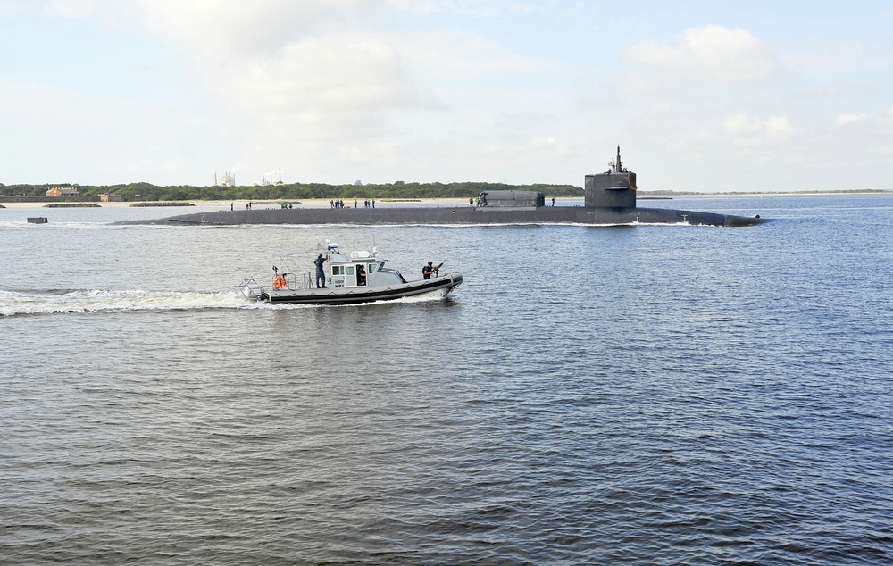 USS Florida returns to Kings Bay
