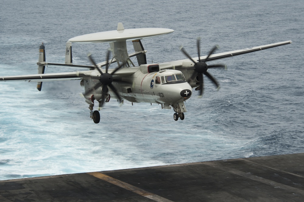 USS Nimitz flight deck operations