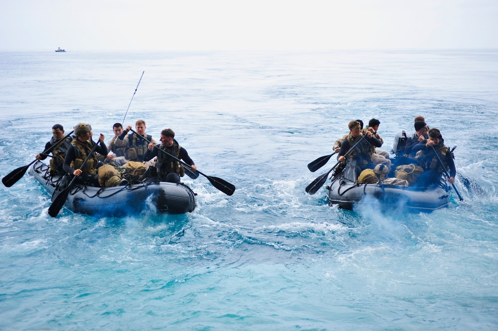 Combat rubber raiding craft operations