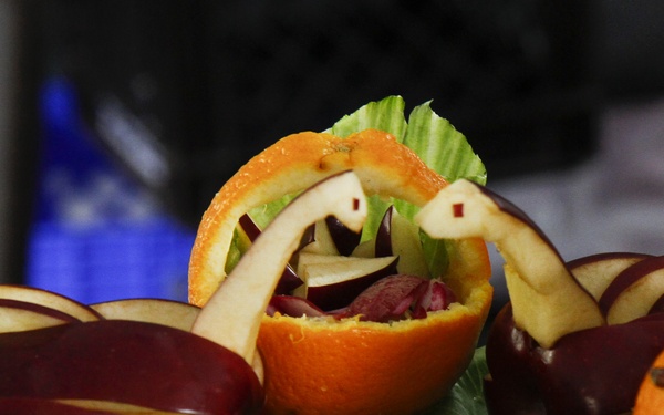 Galloza creates art out of fruit