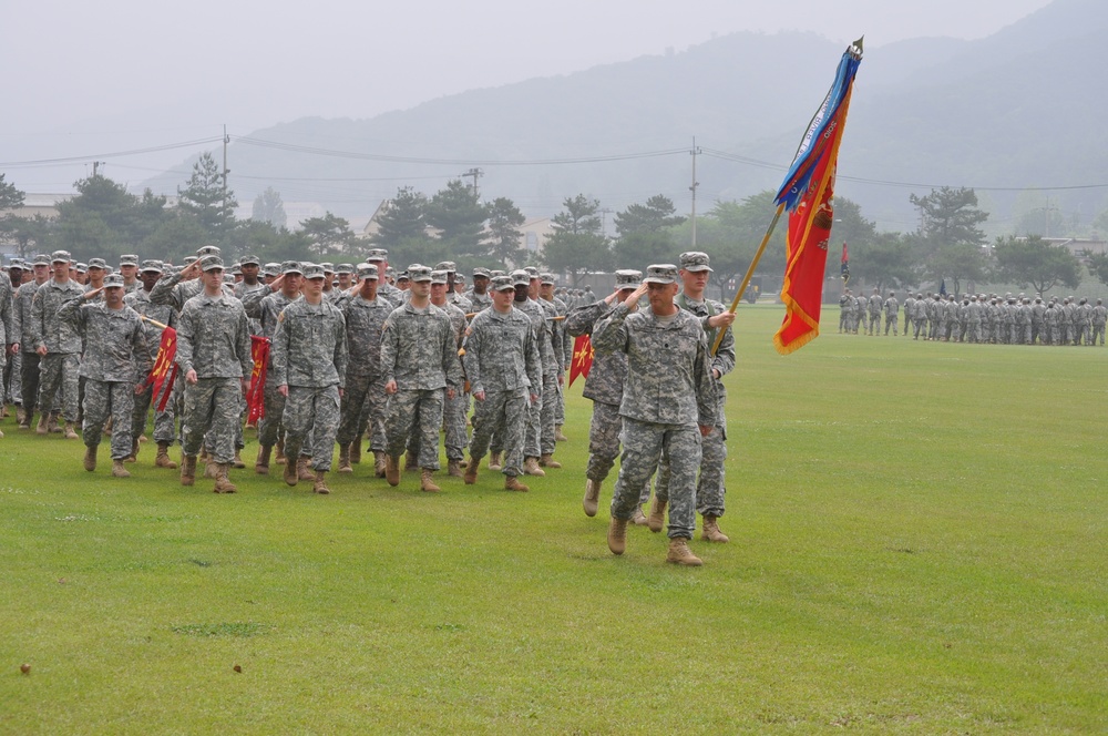 210th Fires Brigade change of command