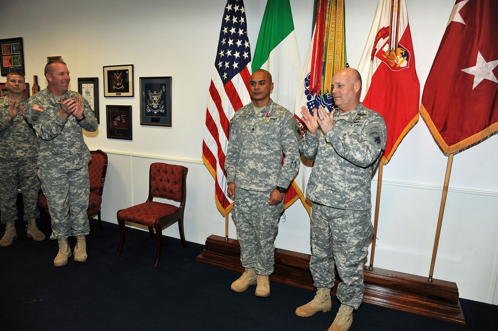 Meritorious Service Medal to Staff Sgt. Christopher T. Hirata