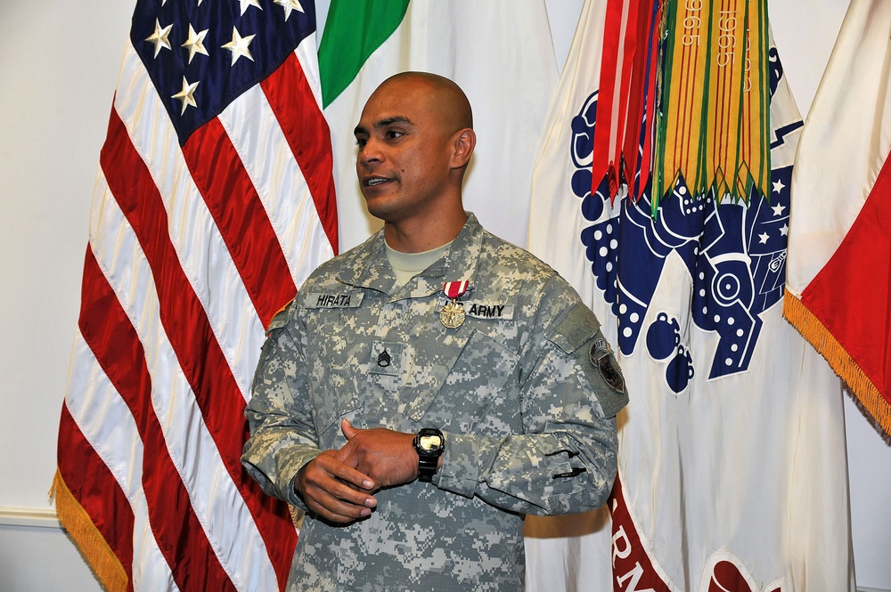 Meritorious Service Medal to Staff Sgt. Christopher T. Hirata