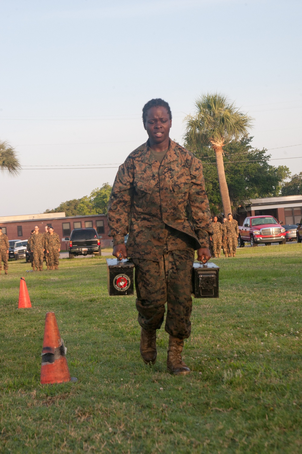 Photo Gallery: Marine Corps recruits test combat fitness on Parris Island