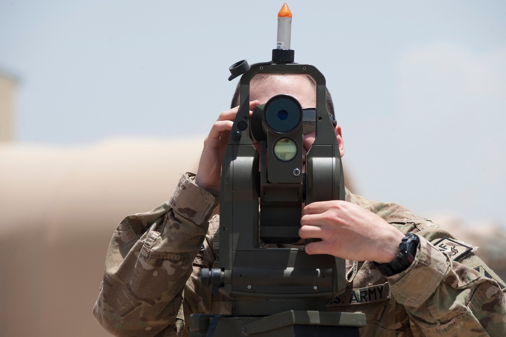 Artillerymen stand ready to counter fire in eastern Afghanistan