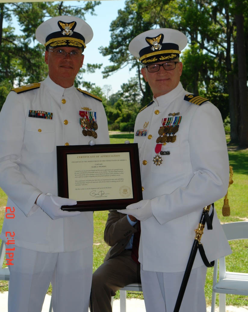 Coast Guard captain retires