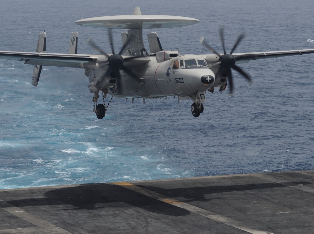 USS Nimitz flight deck operations