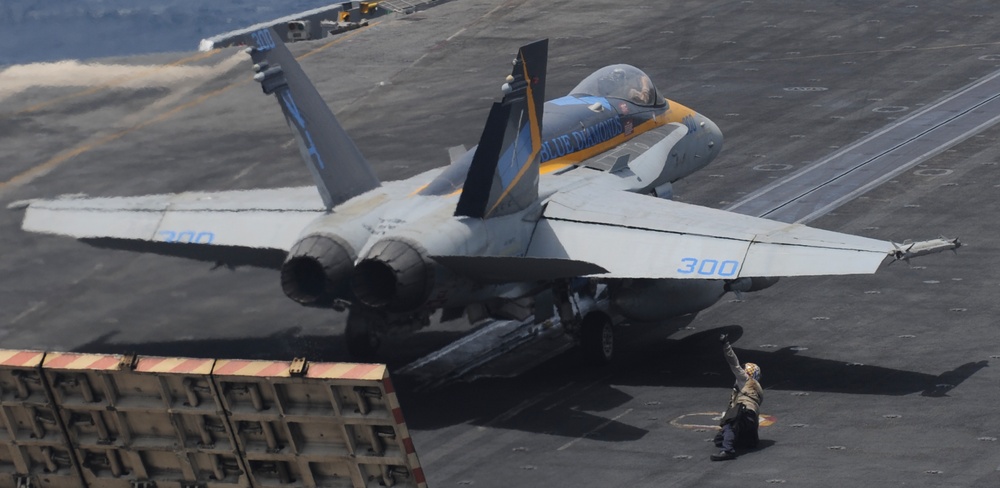 USS Nimitz flight deck operations