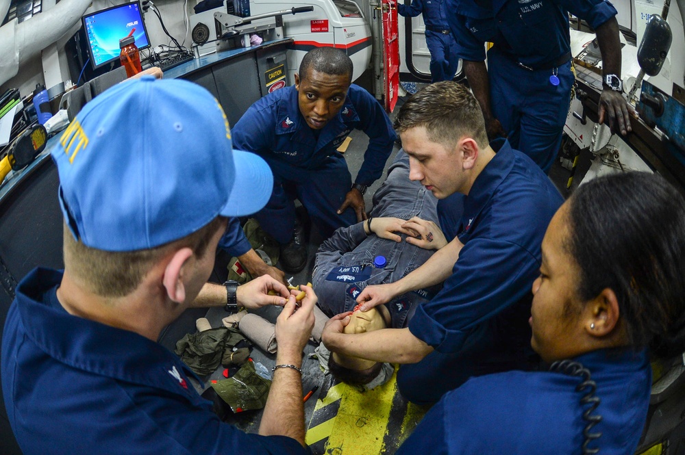 Medical emergency drill