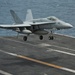 F/A-18C Hornet lands aboard USS Nimitz