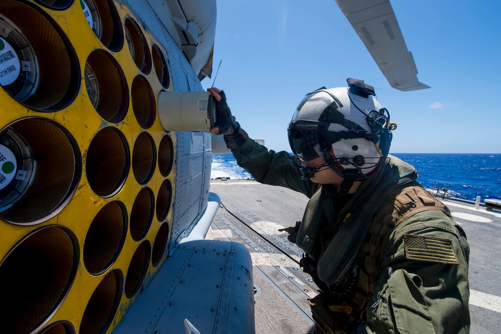 Checking sonar buoys