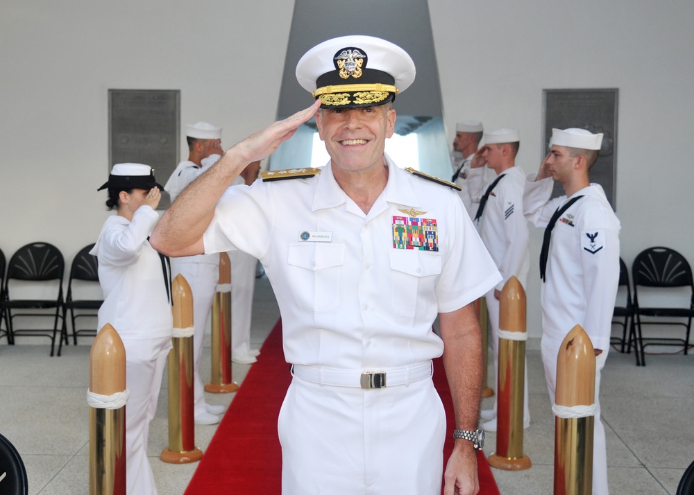 Rear Adm. Driscoll retirement ceremony