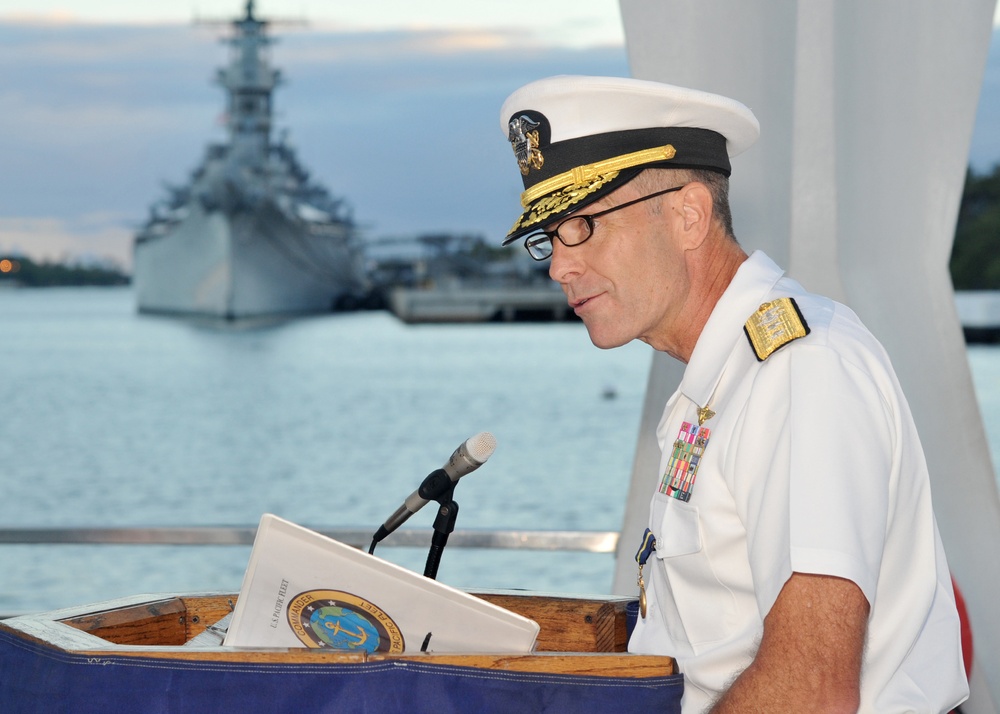 Rear Adm. Driscoll retirement ceremony