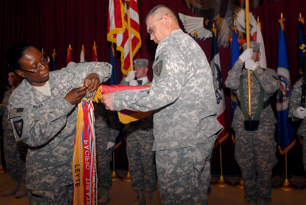 38th Command team case the brigade colors