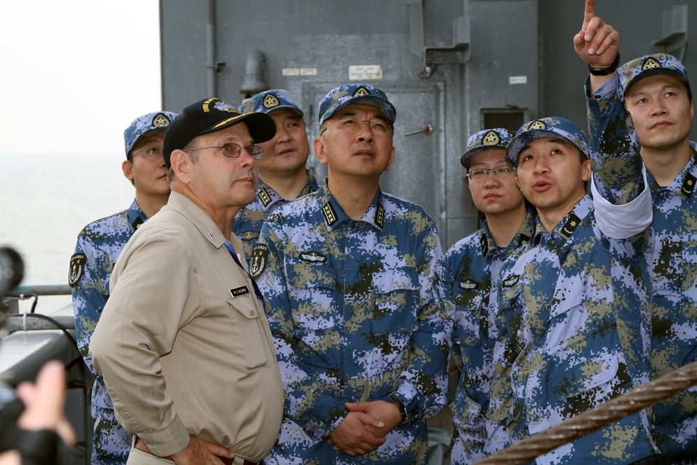 China boards US Naval Ship