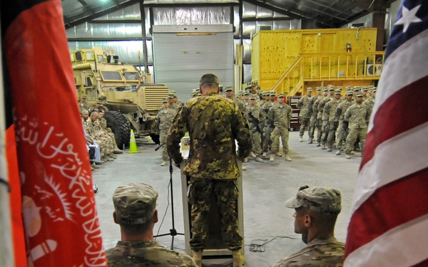 PRT Farah transfer of authority ceremony