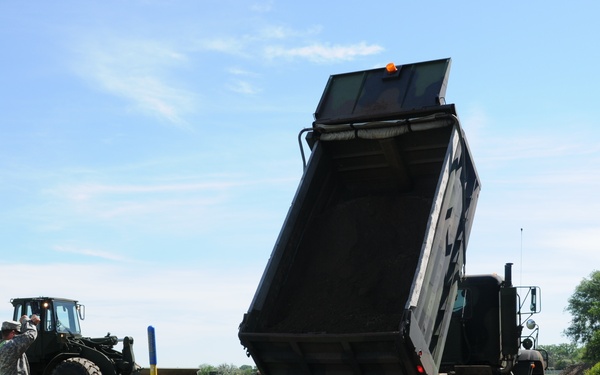 SD National Guard engineers build archery range