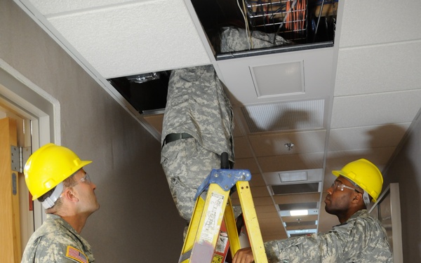 Army Reserve engineers shed new light on training center