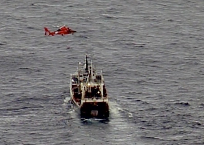 Coast Guard medevacs man from fishing vessel near Dutch Harbor, Alaska