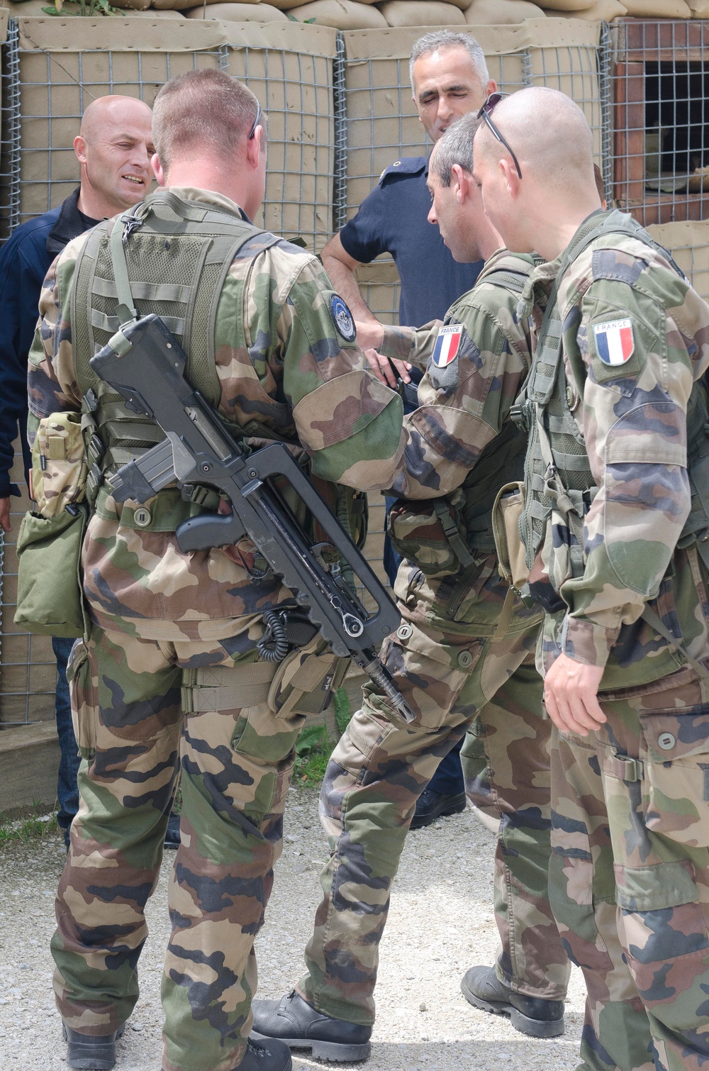 French patrol focuses on maintaining good relationships