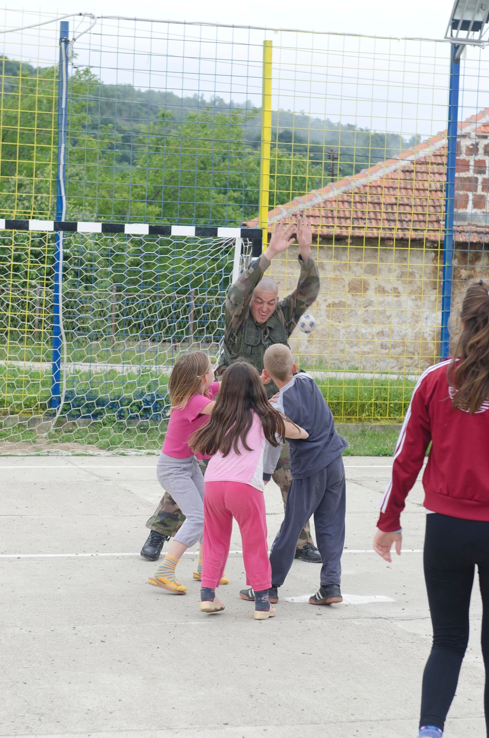 French patrol focuses on maintaining good relationships