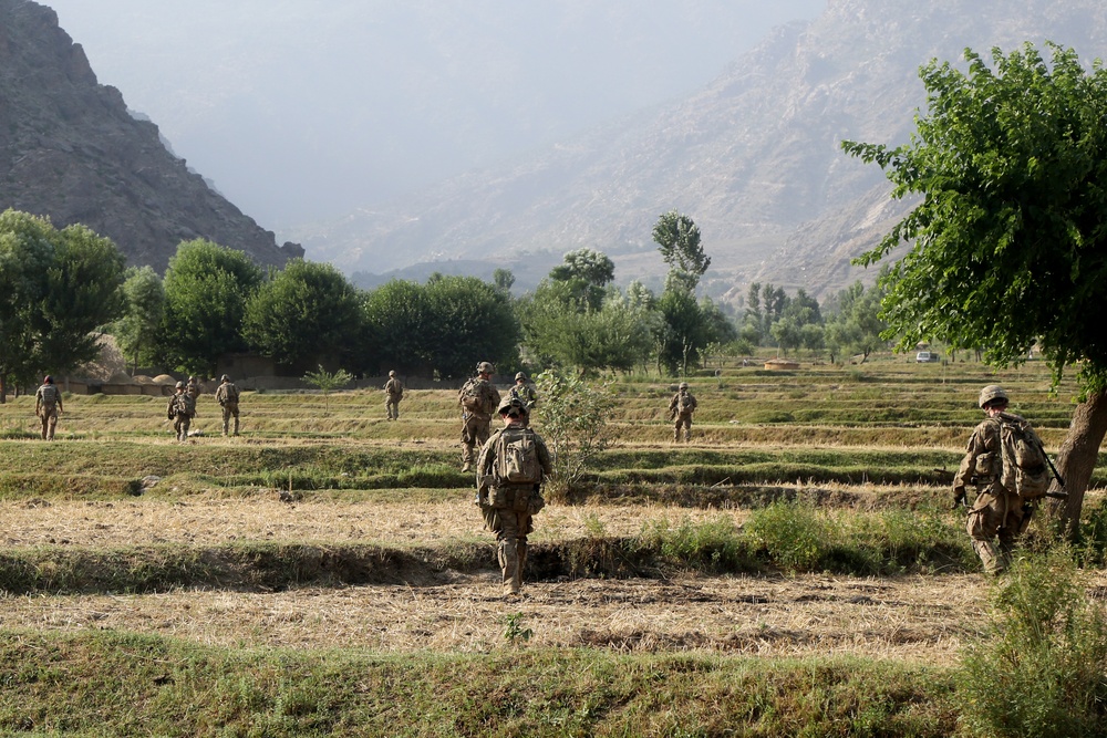 Patrol through Pech Valley