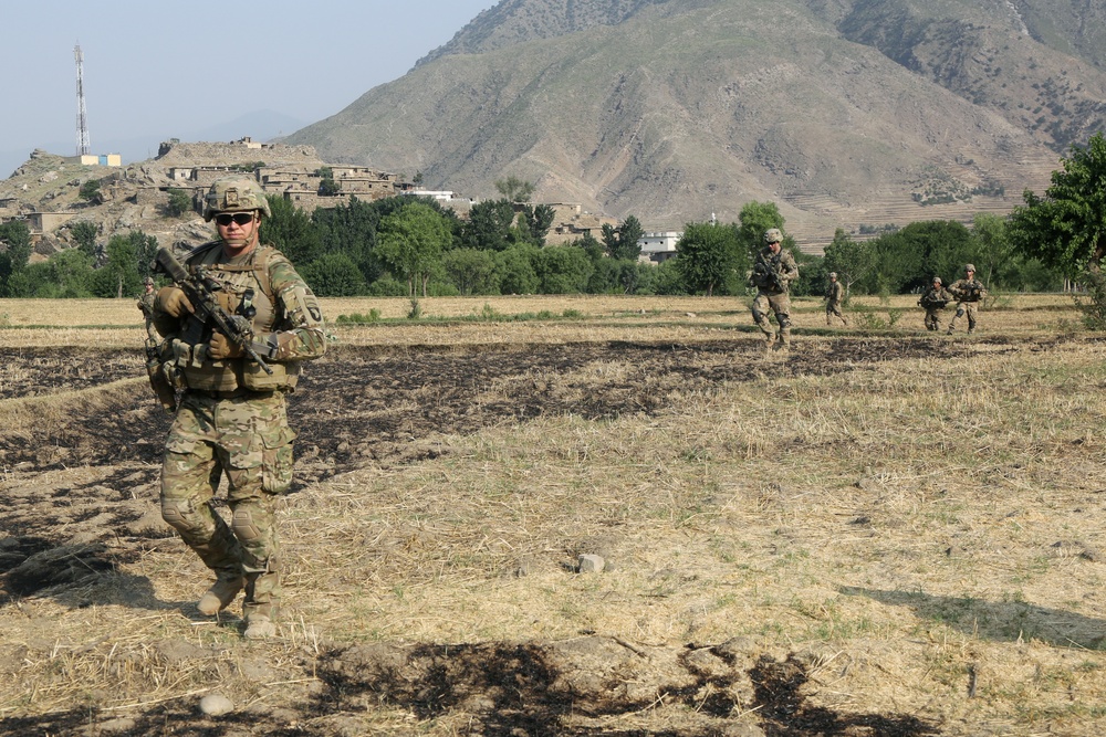 Patrol through Pech Valley