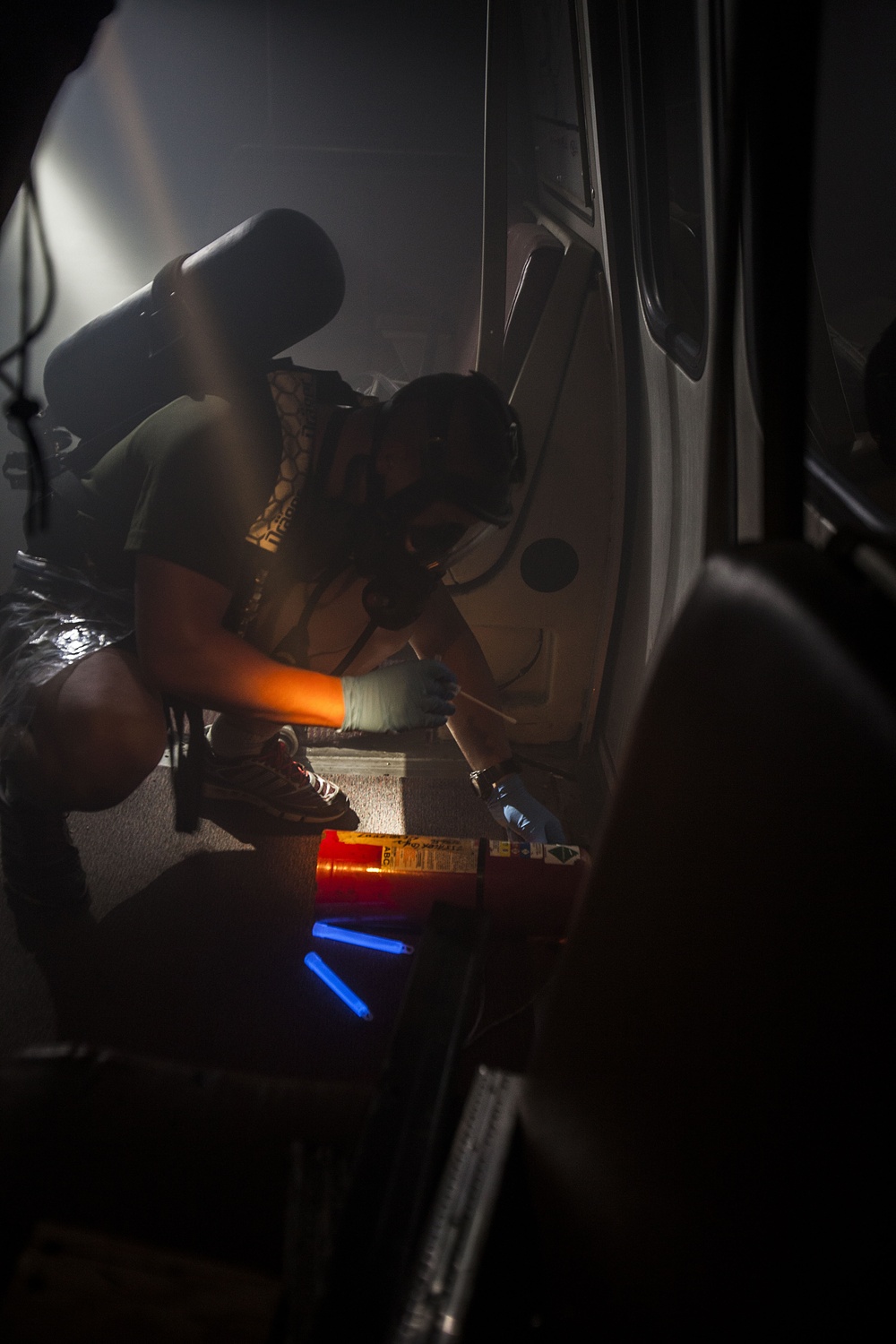 22nd MEU CBRN completes advanced, realistic hazmat training