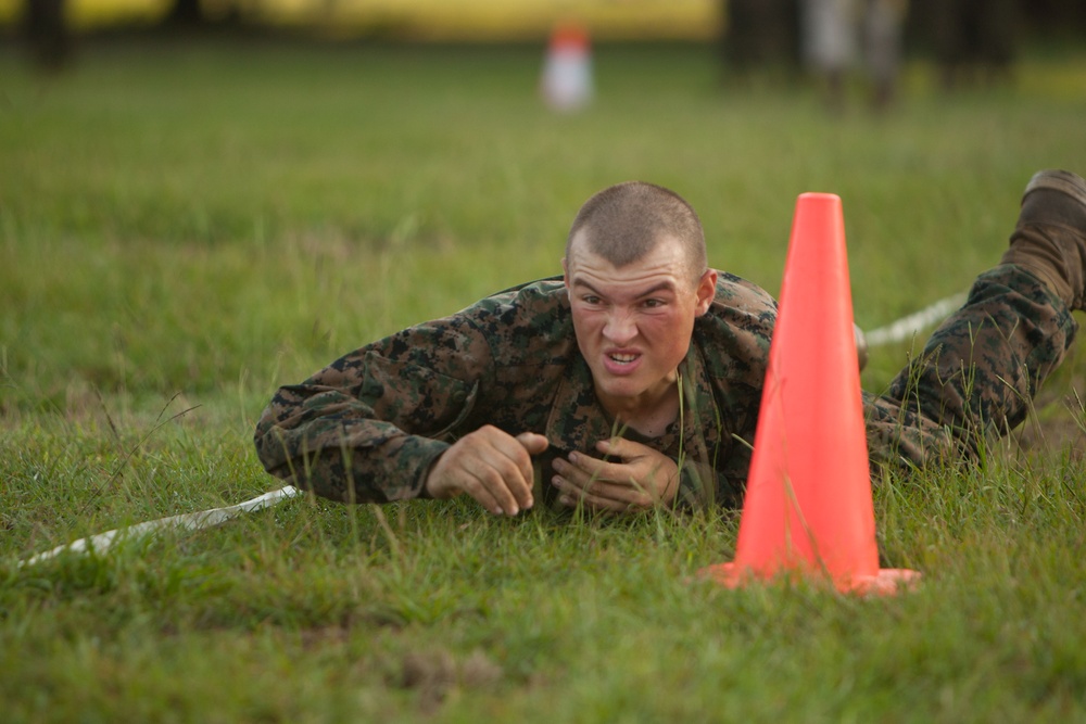 Photo Gallery: Marine Corps recruits test combat fitness on Parris Island