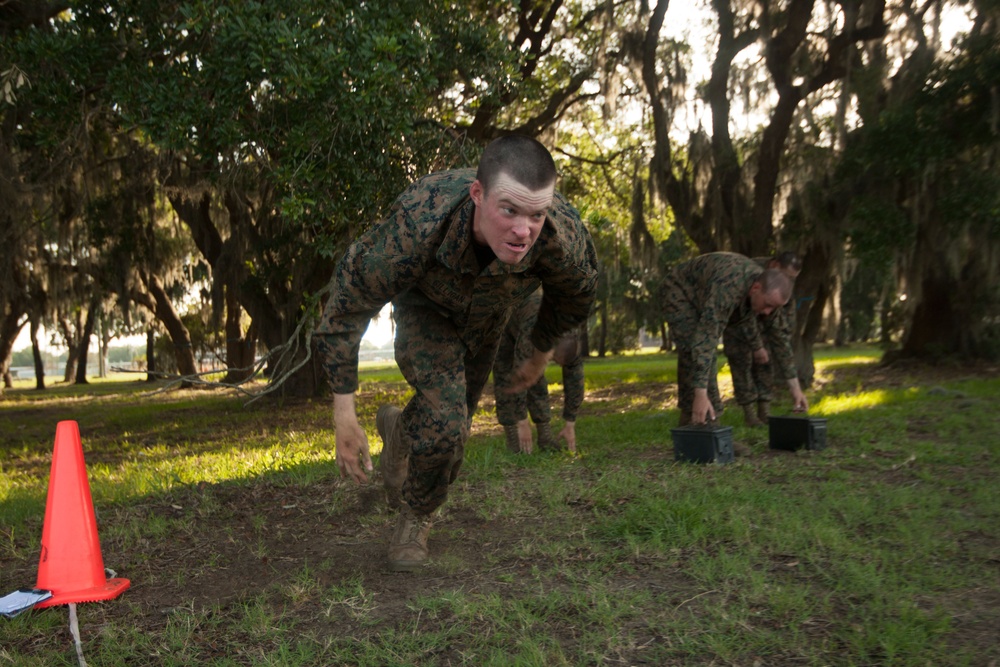 Photo Gallery: Marine Corps recruits test combat fitness on Parris Island