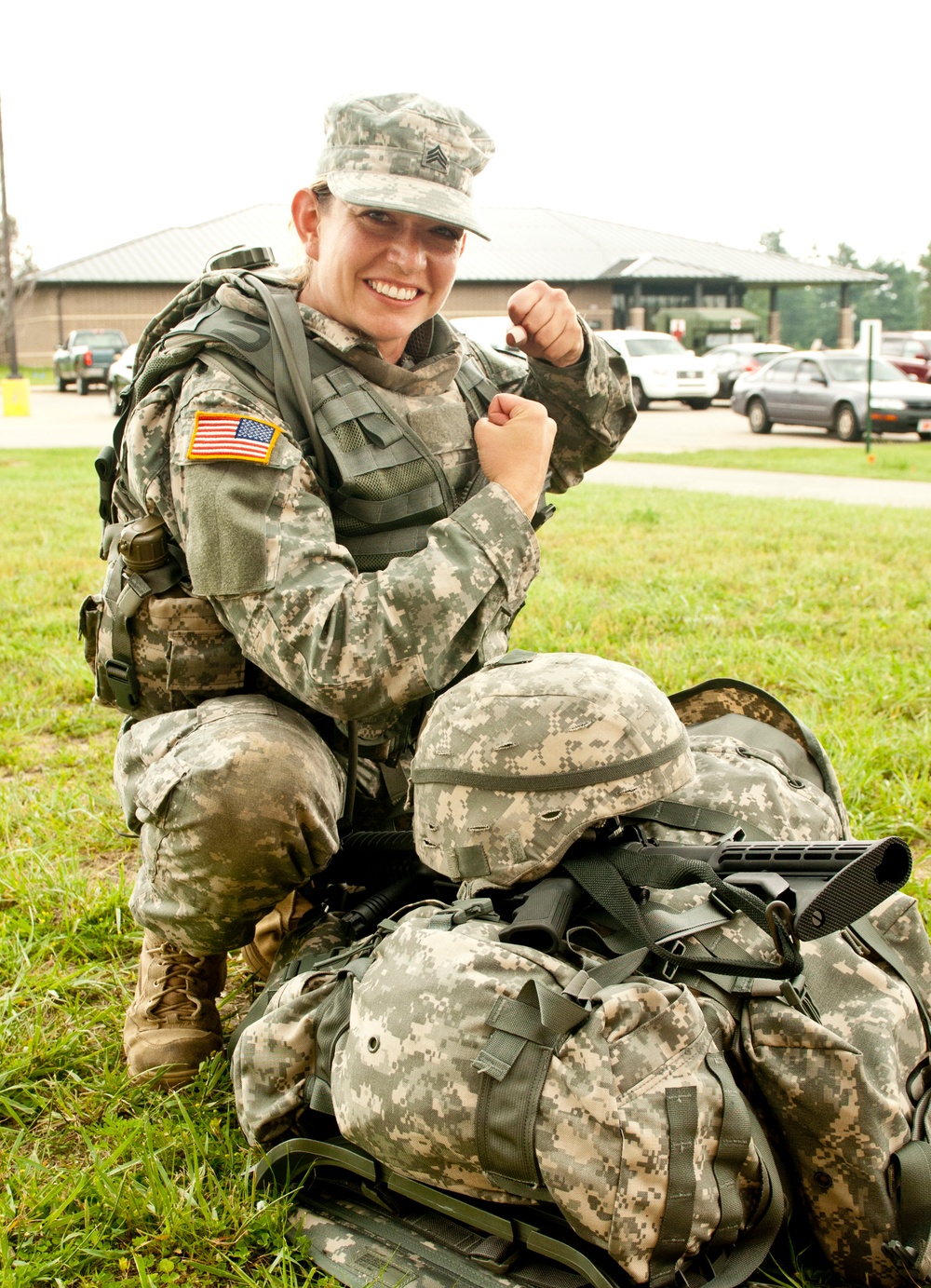 2013 Army Reserve Best Warrior Competition - Kleparek shows her spunk
